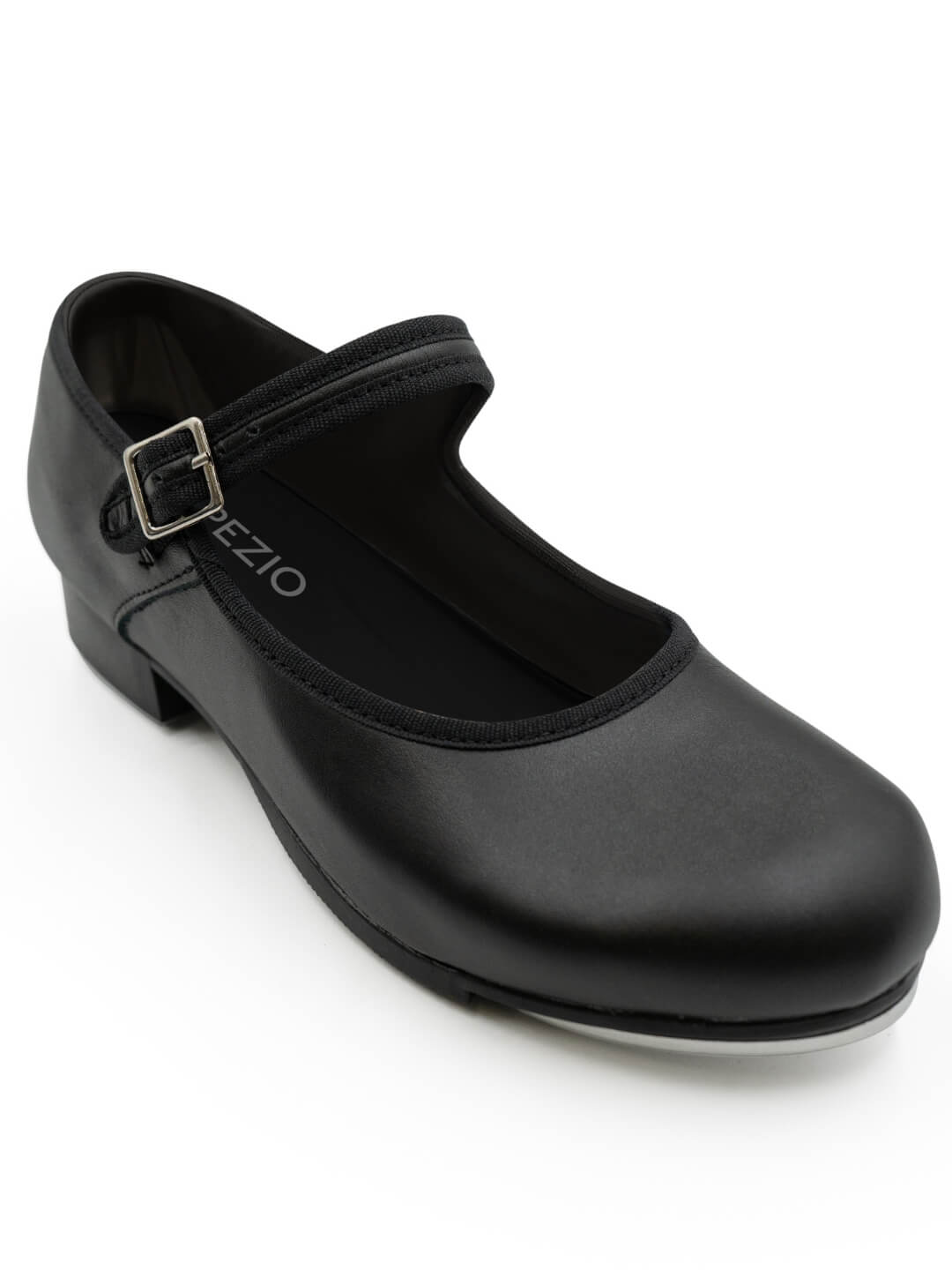 black mary jane dress shoes Black Patent Chunky Mary Jane Shoes In An Extra Wide EEE Fit
