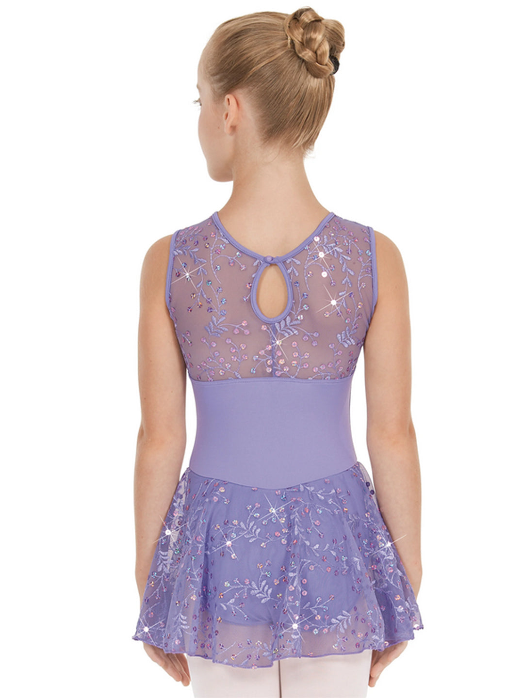 Enchanted Dreams Sequin Mesh Dress - Girls