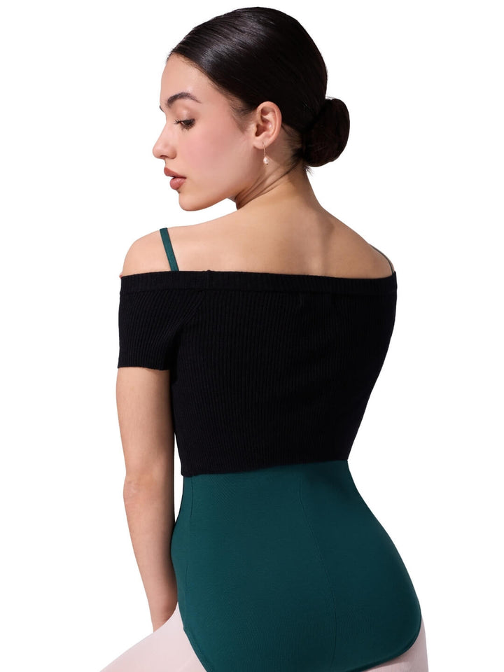 Ribbed Knit Cropped Sweater