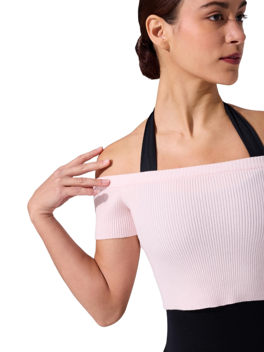 Ribbed Knit Cropped Sweater