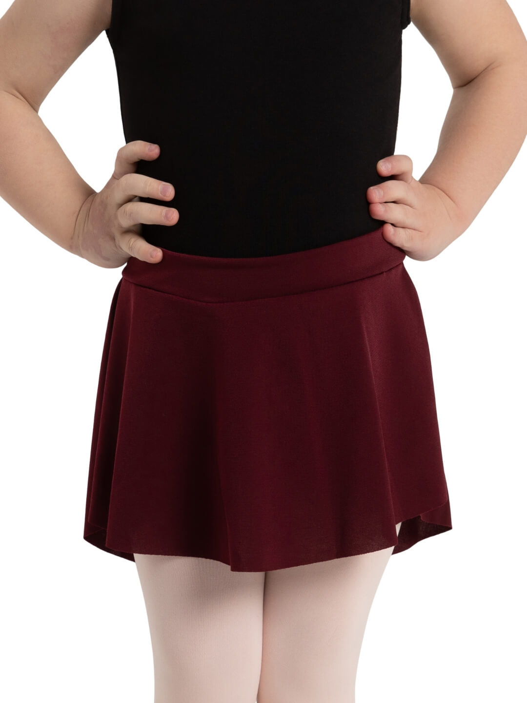 Curved Pull-On Skirt - Girls