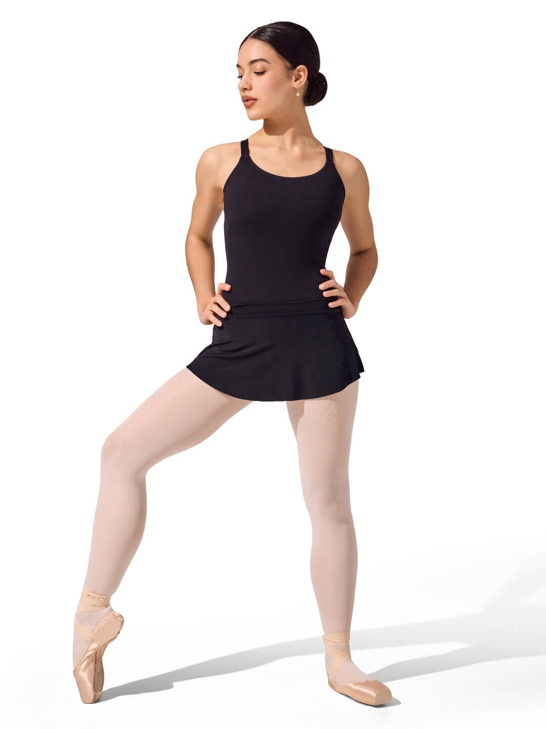 Curved Pull-On Skirt