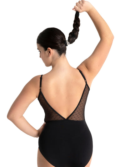 Spot on Adults Mesh Back Camisole Leotard