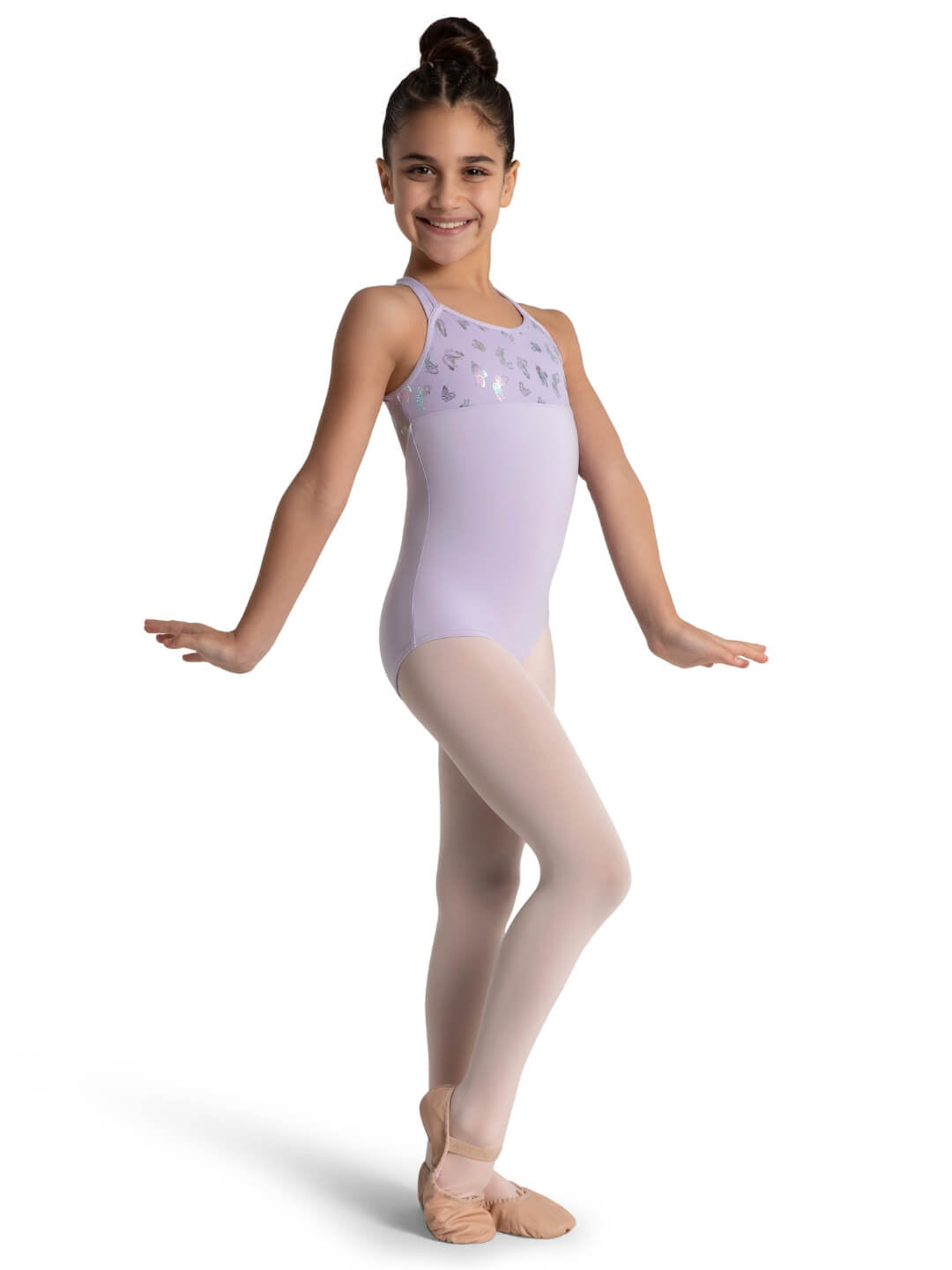 Social Butterfly Yara Leotard - Girls