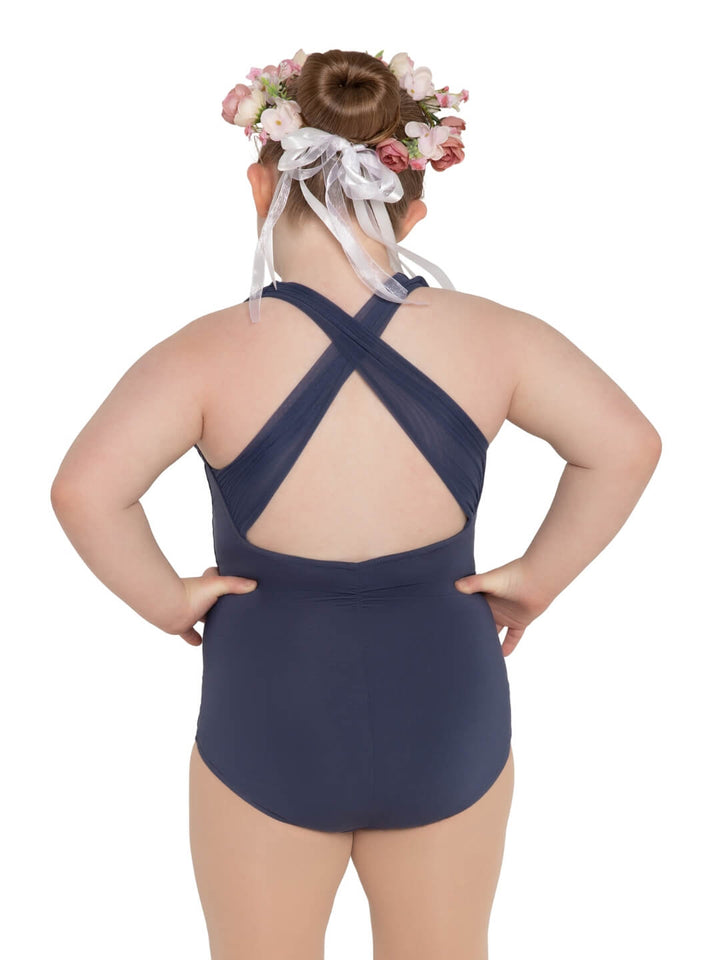 Wildflower Chamomile Cross Back Leotard - Girls