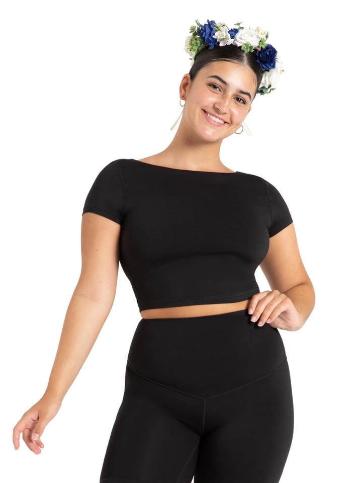 Wildflower Clover Crop Top