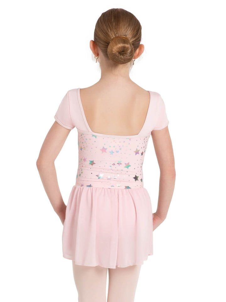 Star Struck Stellar Short Sleeve Dress - Girls