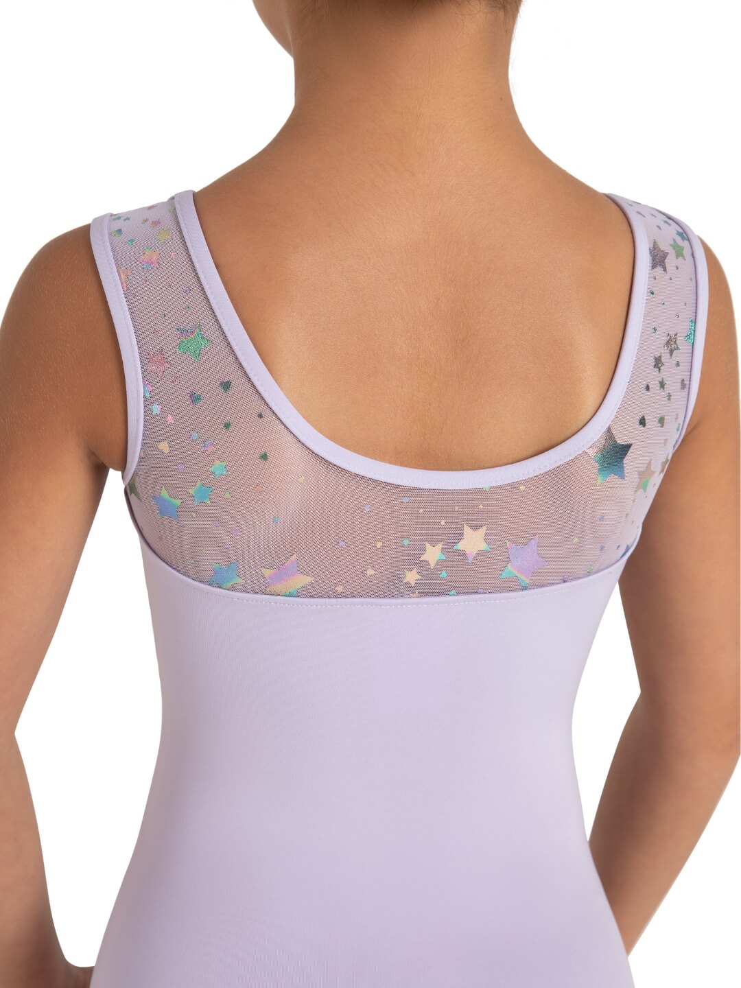 Star Struck Mars Mesh Back Leotard - Girls