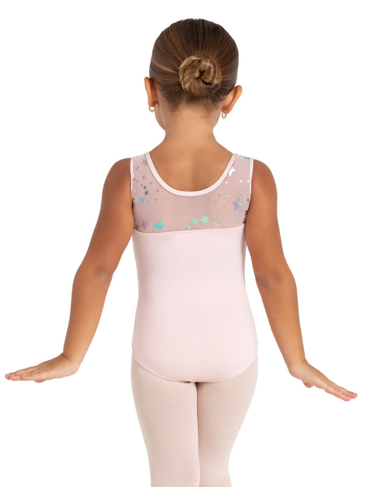 Star Struck Mars Mesh Back Leotard - Girls