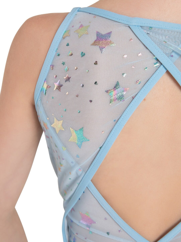 Star Struck Astro Diamond Back Leotard - Girls