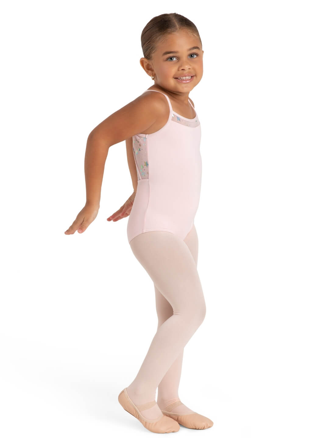 Star Struck Astro Diamond Back Leotard - Girls