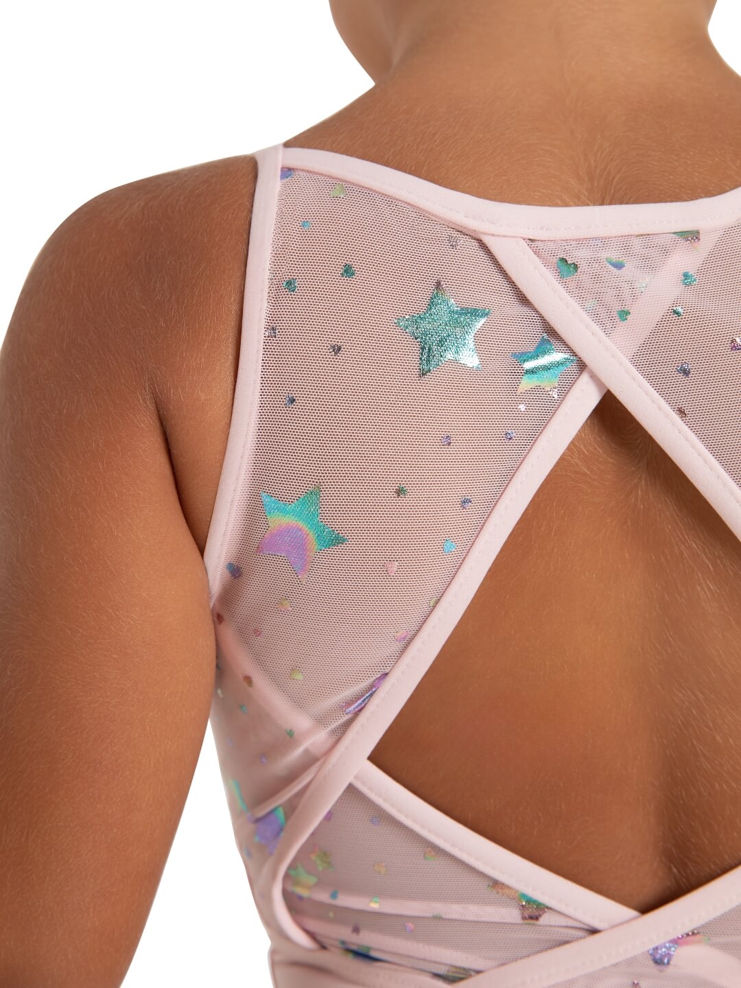 Star Struck Astro Diamond Back Leotard - Girls