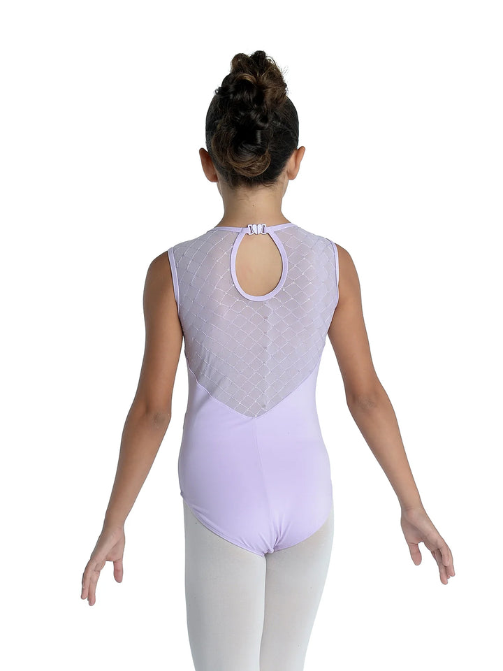 Juliette Sequin Back Tank Leotard - Girls