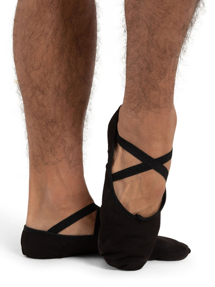 Romeo Canvas Ballet Shoe - Men Black