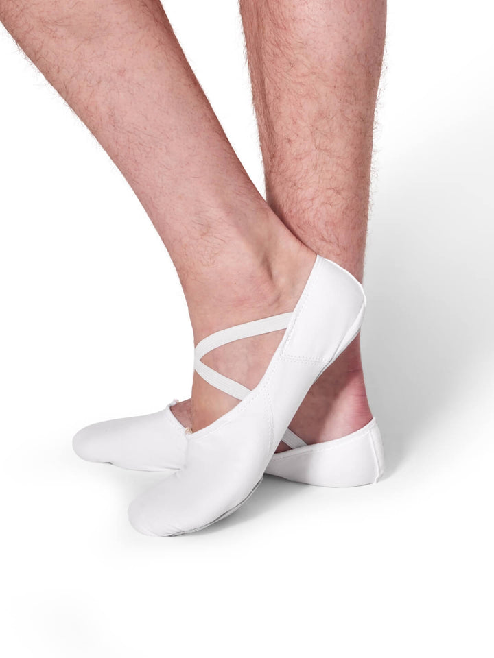 Romeo Canvas Ballet Shoe - Men White