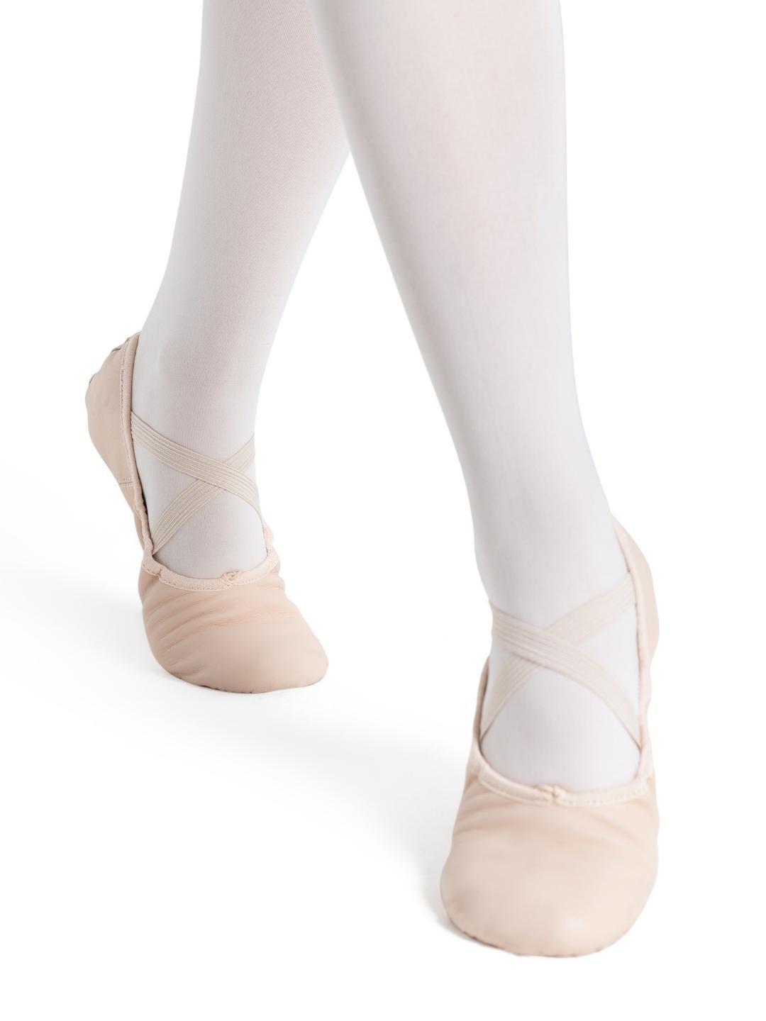 Juliet Leather Ballet Shoe - Child Light Pink