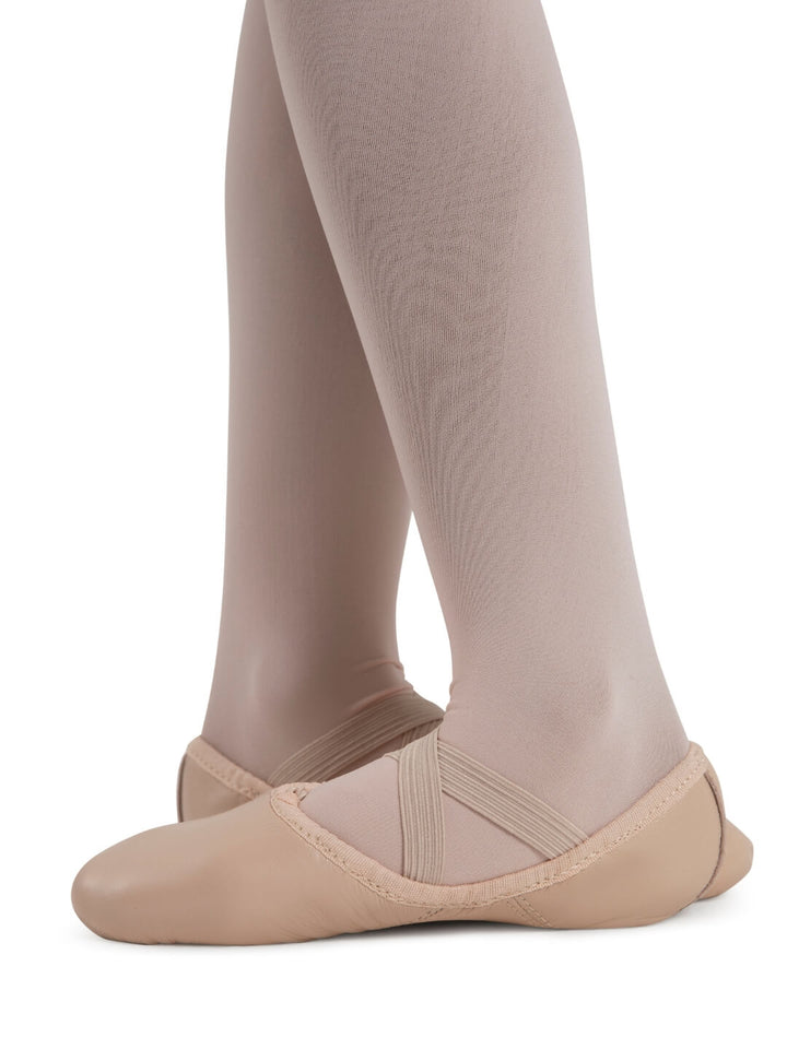 Juliet Leather Ballet Shoe - Child Light Pink