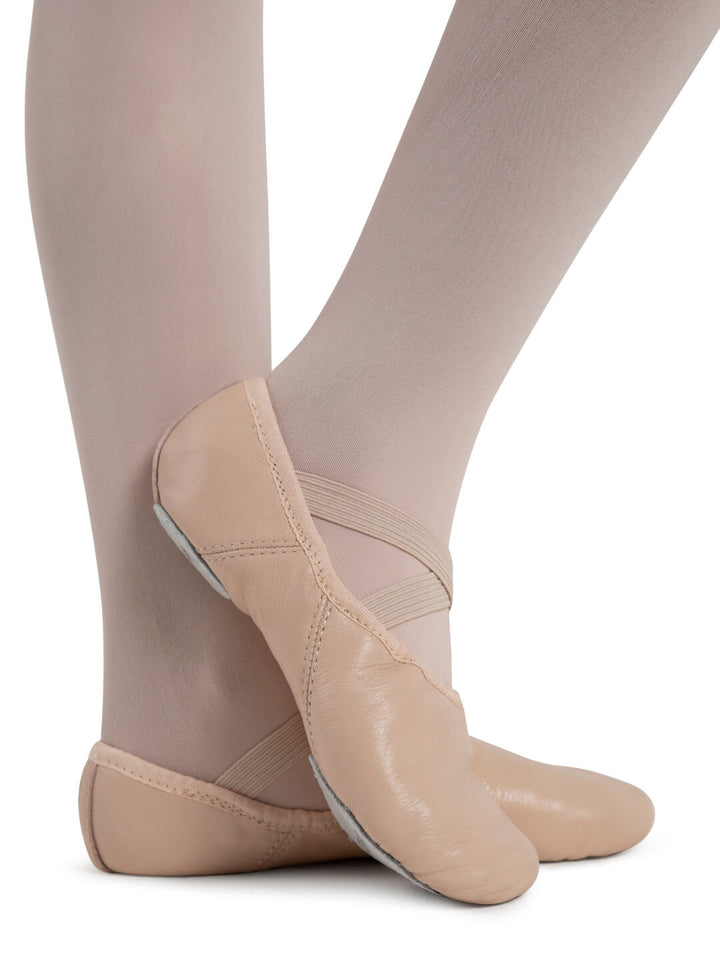 Juliet Leather Ballet Shoe - Child Light Pink