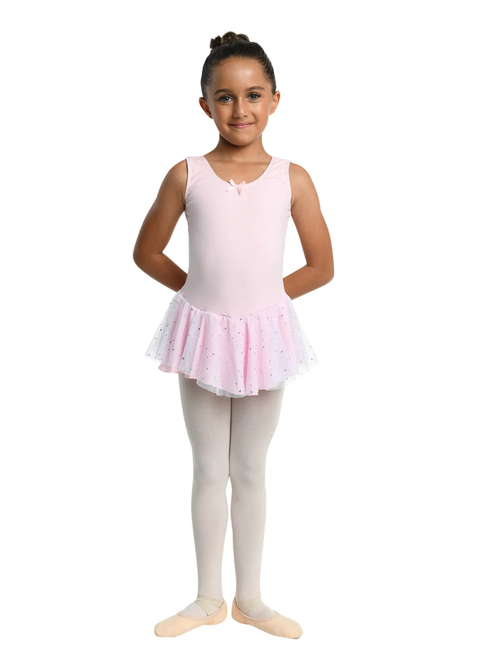 Aurelie Glitter Tank Dress - Girls