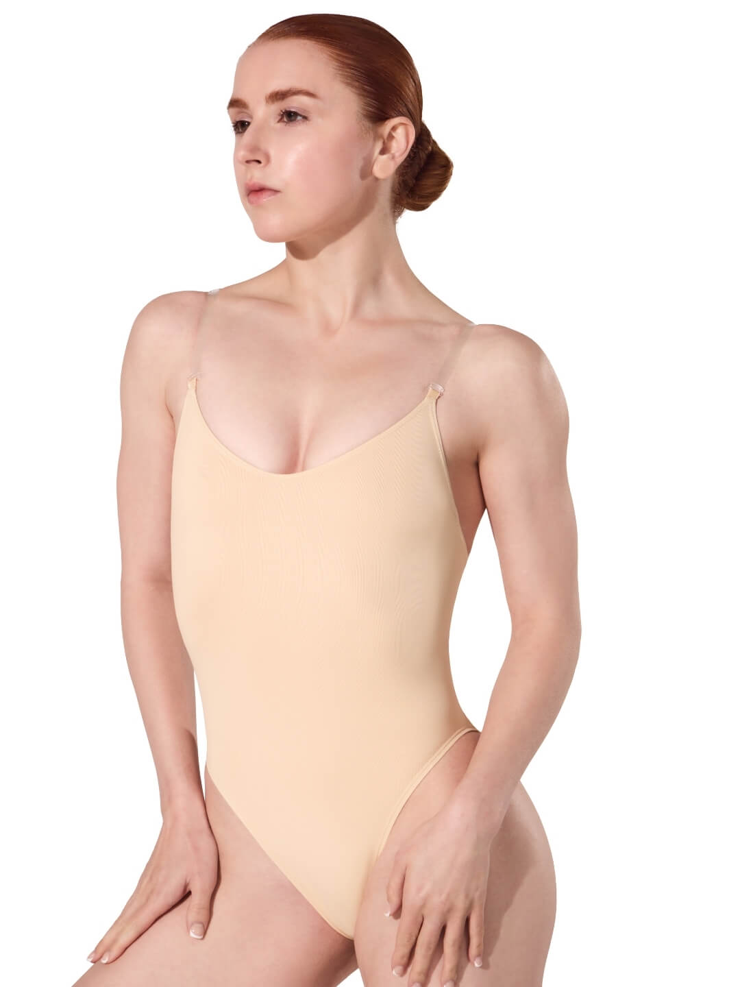 Camisole Leotard with Clear Transition Straps