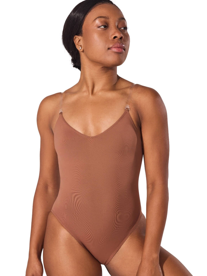 Camisole Leotard with Clear Transition Straps