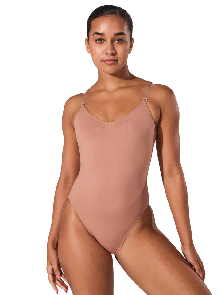 Camisole Leotard with Clear Transition Straps