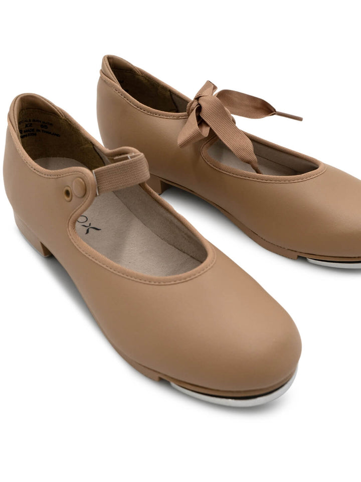 Shuffle Tap Shoe - Child Caramel