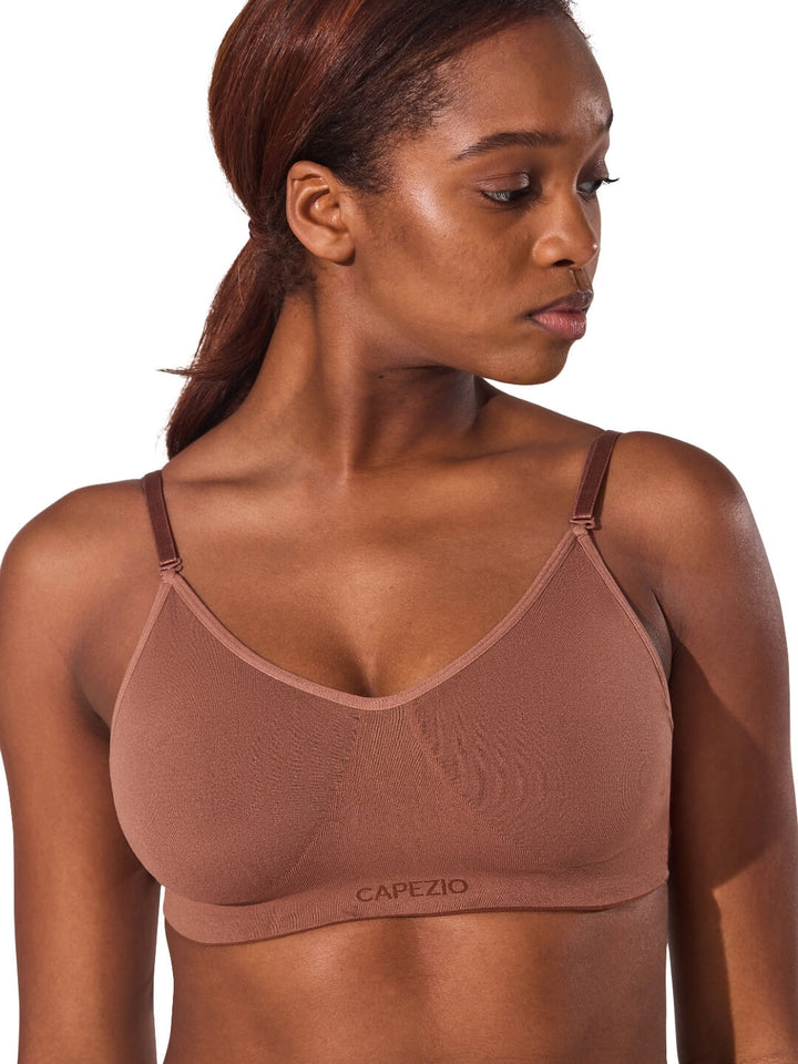 Seamless Clear Back Bra
