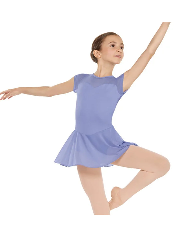 Silhouette Mesh Sweetheart Dance Dress - Girls