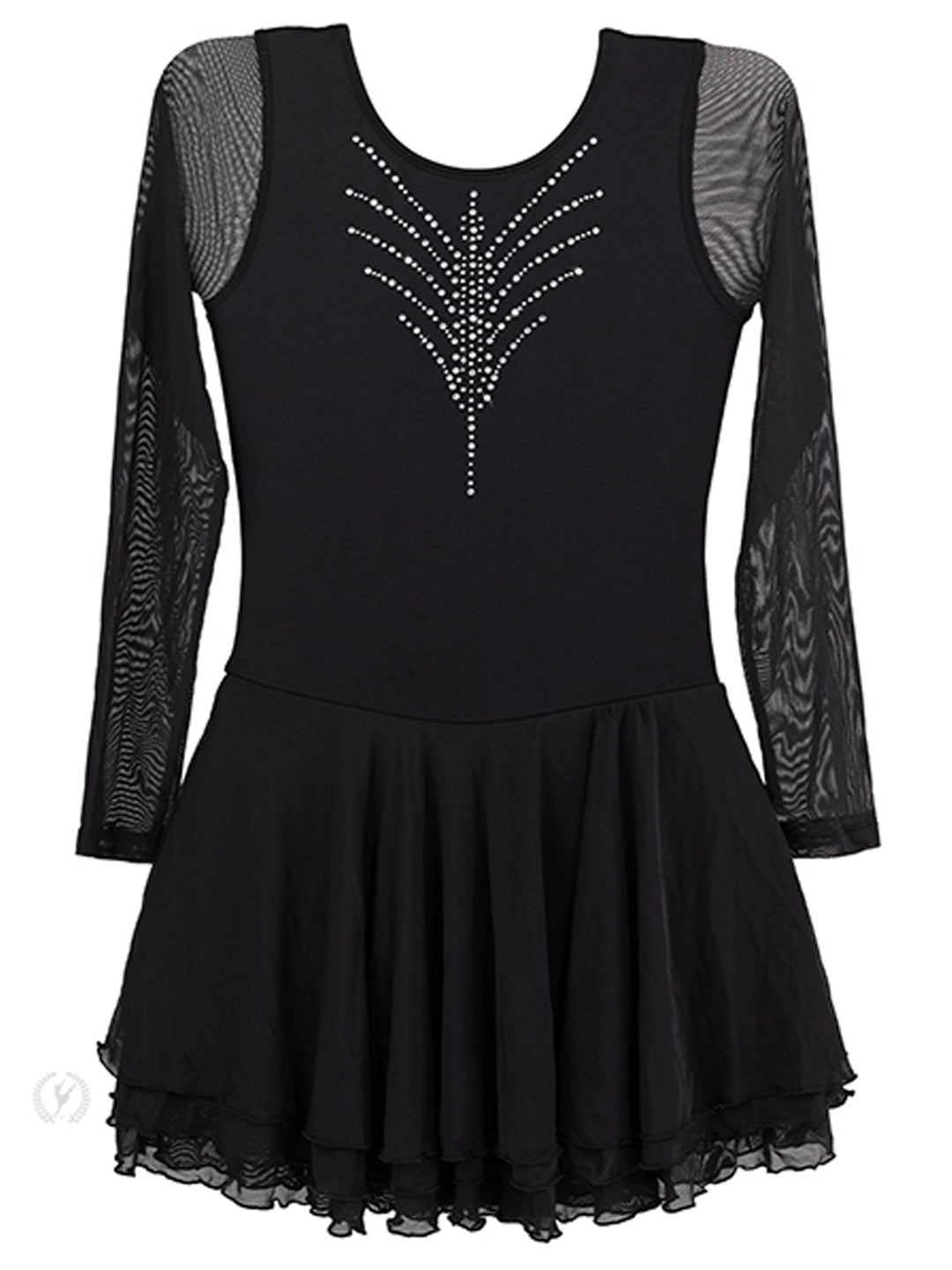 Long Sleeve Figure Skating Dress