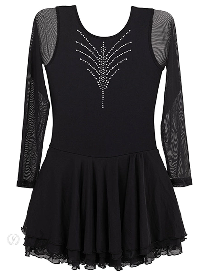 Long Sleeve Figure Skating Dress