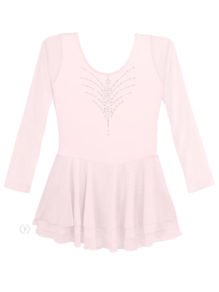 Long Sleeve Figure Skating Dress - Girls