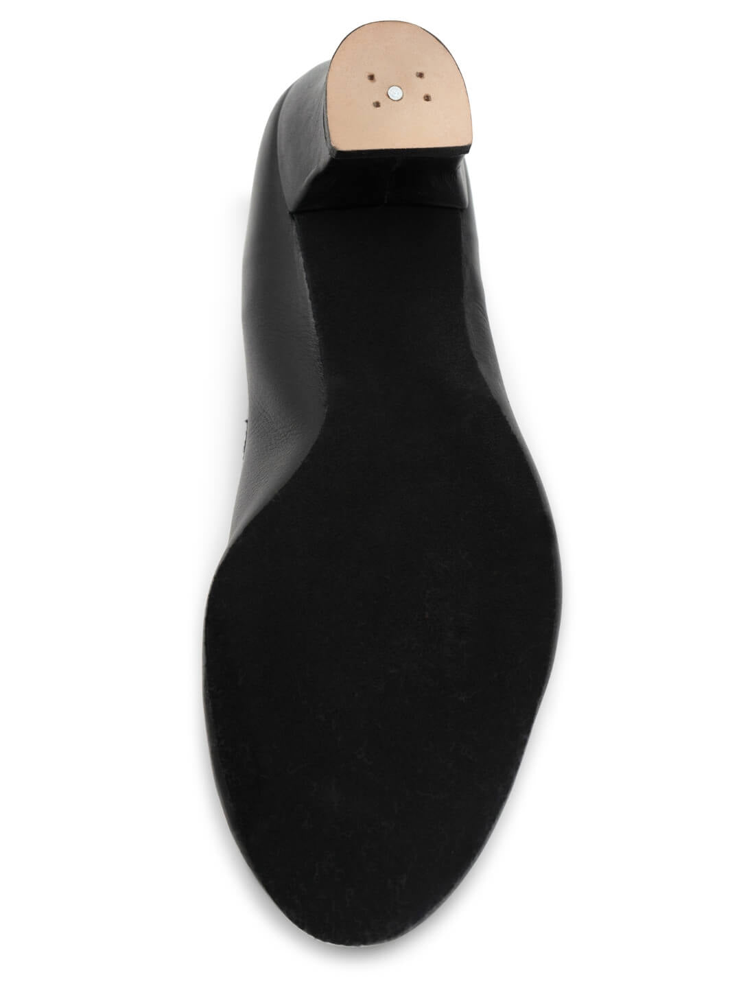 Suede Sole Jr Footlight Character Shoe - Black