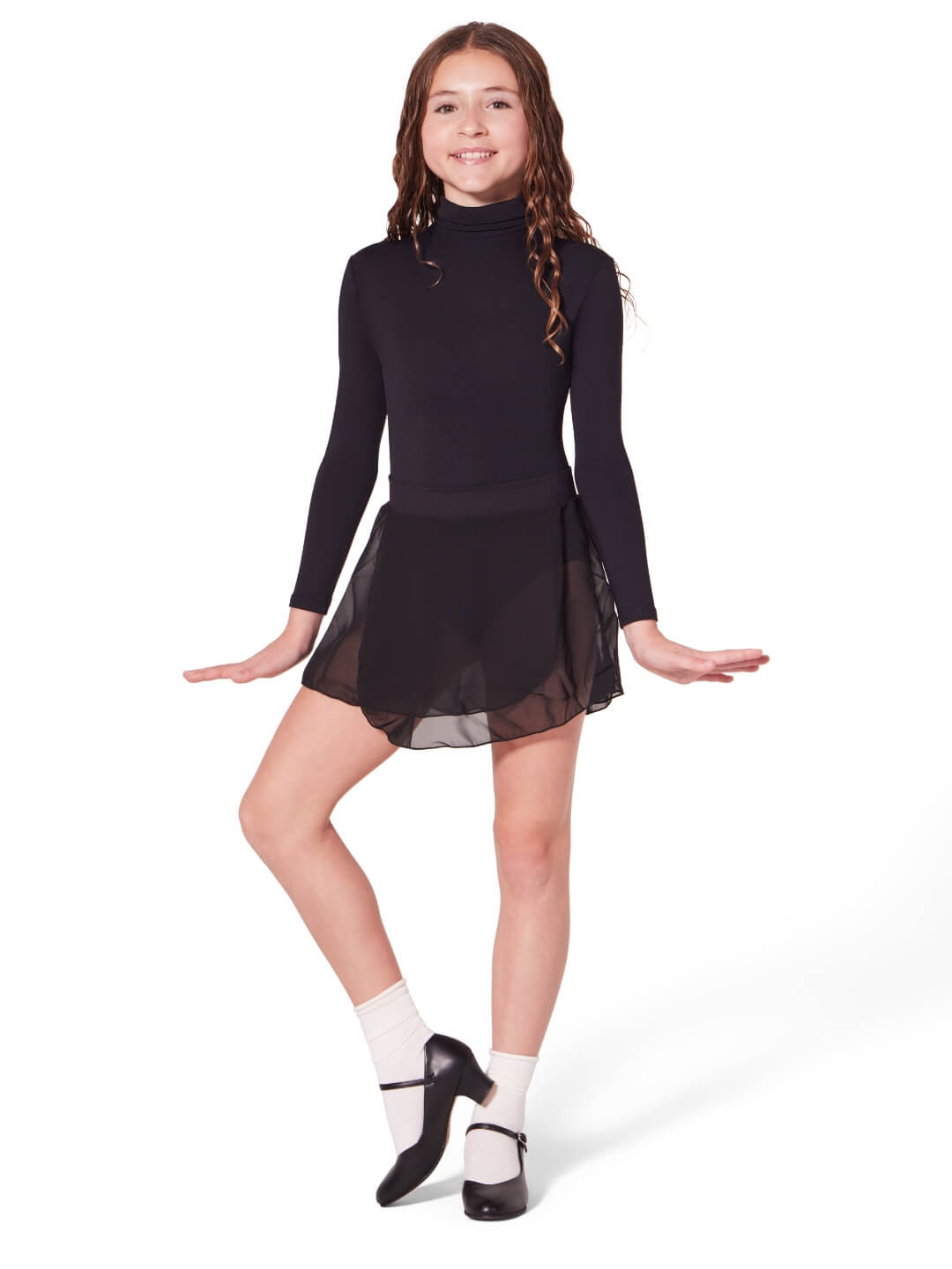 Jr Footlight Character Shoe - Child Black