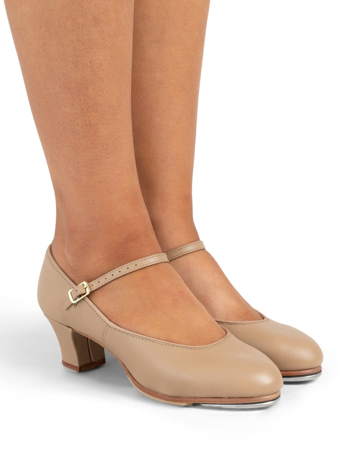 Jr Footlight Tap Shoe - Caramel