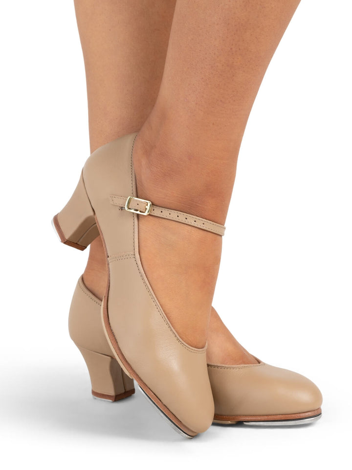 Jr Footlight Tap Shoe - Caramel