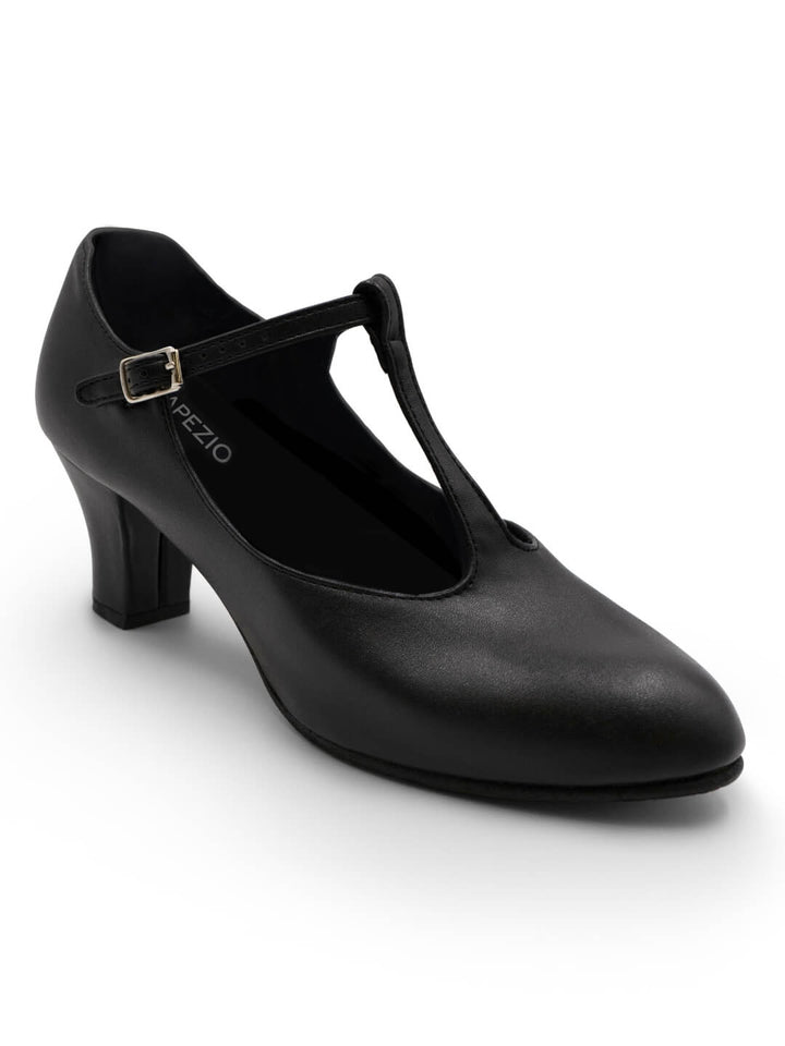 Jr Footlight T-Strap Character Shoe - Black