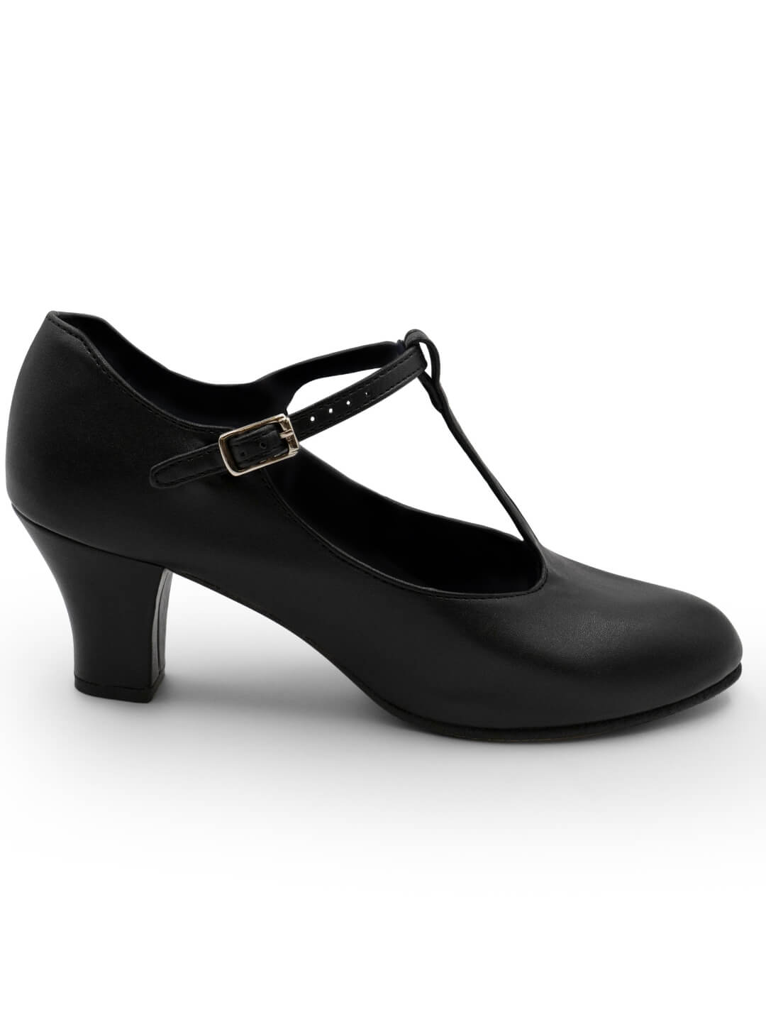 Jr Footlight T-Strap Character Shoe - Black