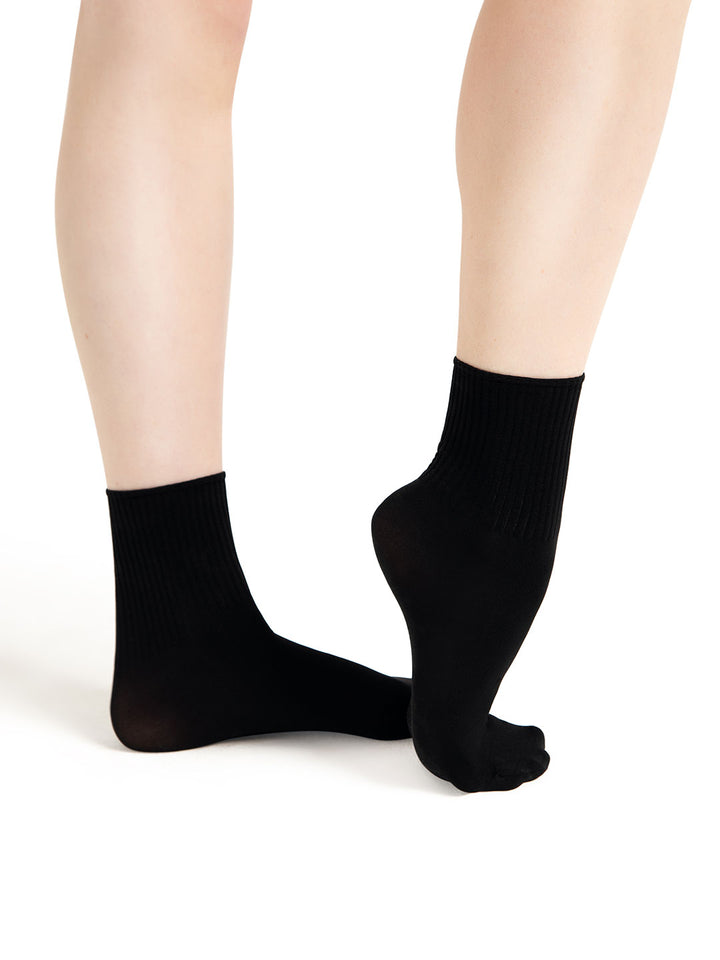 Ribbed Dance Sock - Girls