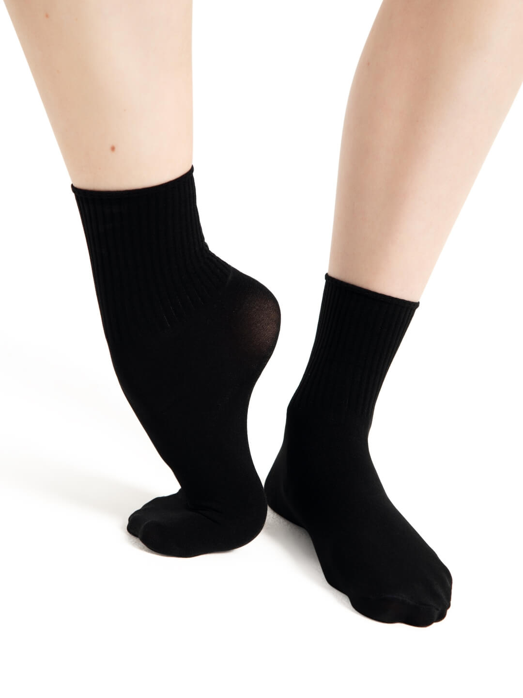 Ribbed Dance Sock - Girls