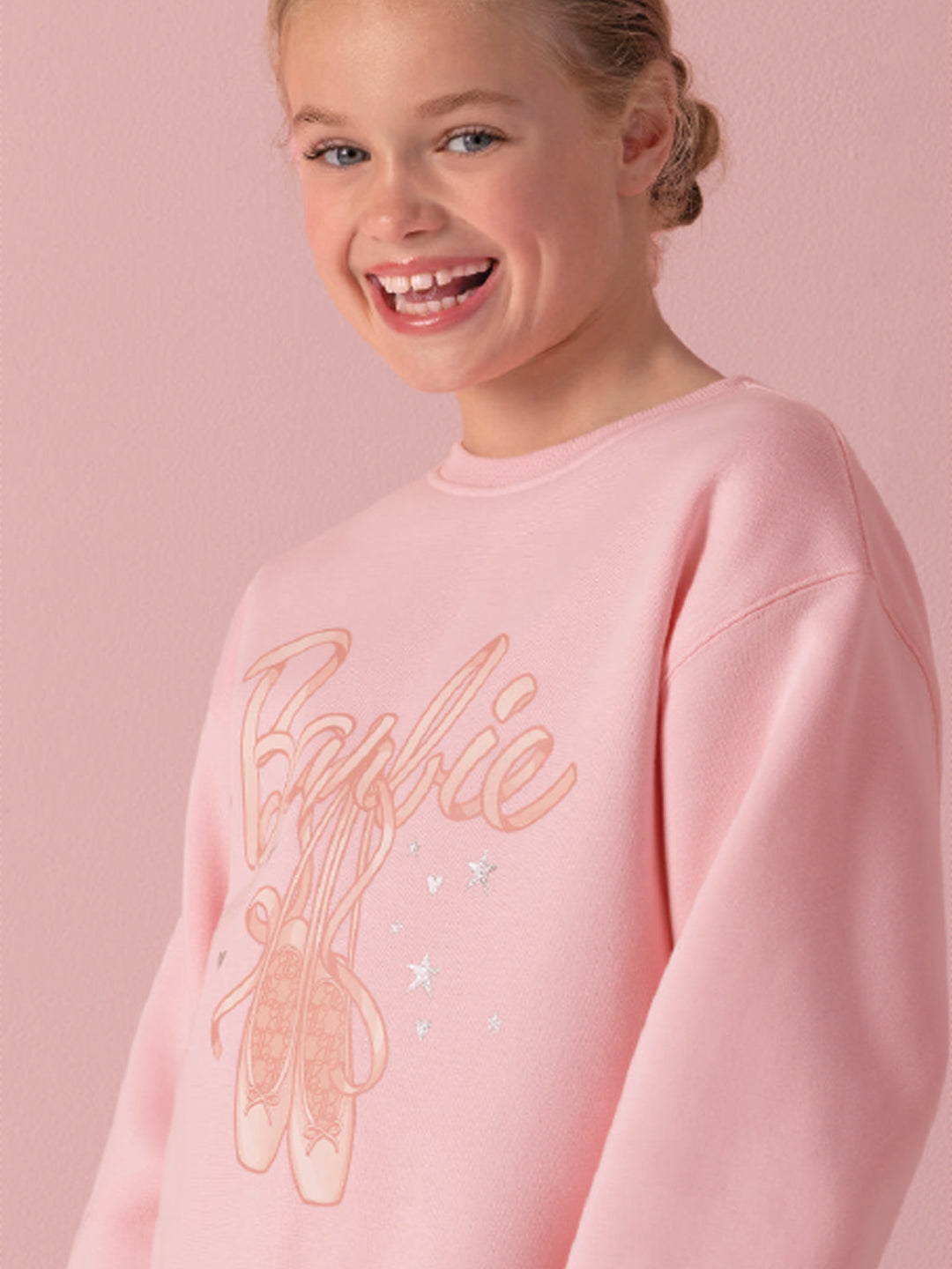 Barbie Pointe Shoe Sweatshirt - Girls