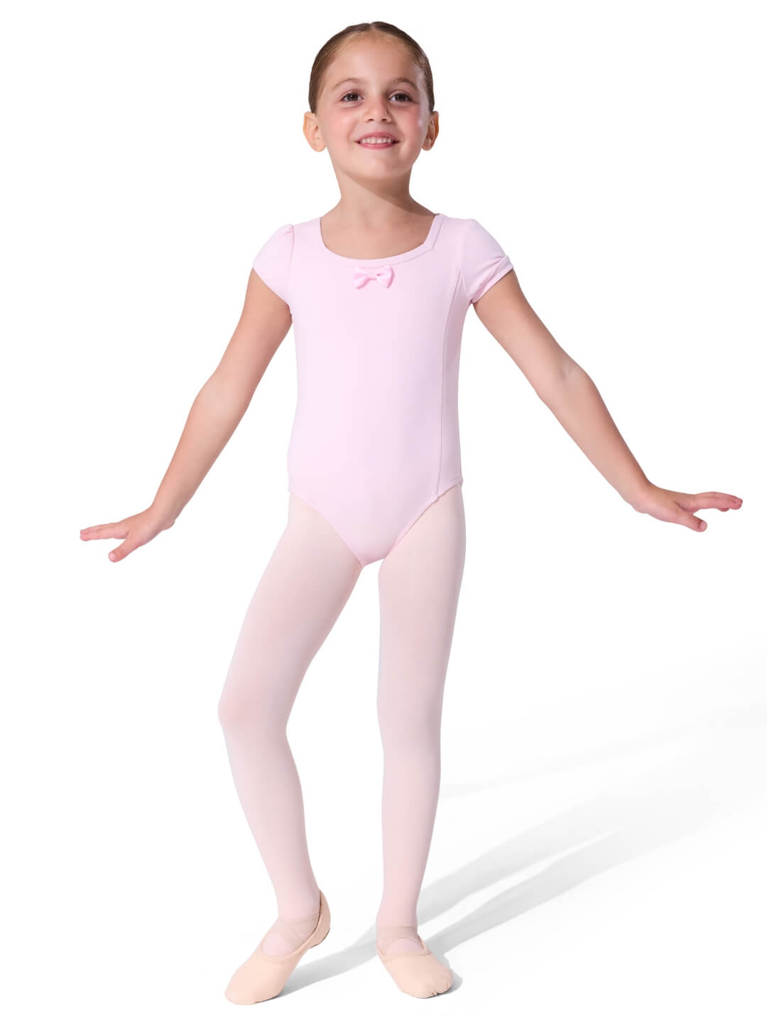 Pure Princess Short Sleeve Leotard - Girls