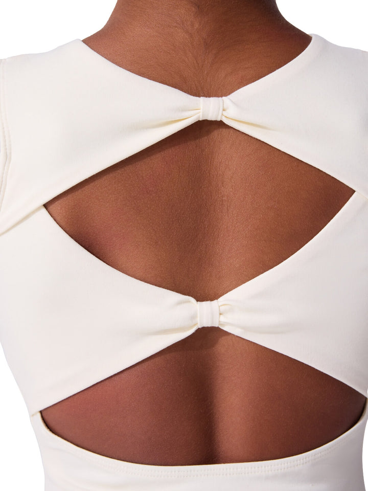 Sheer Ruffles Leotard - Girls