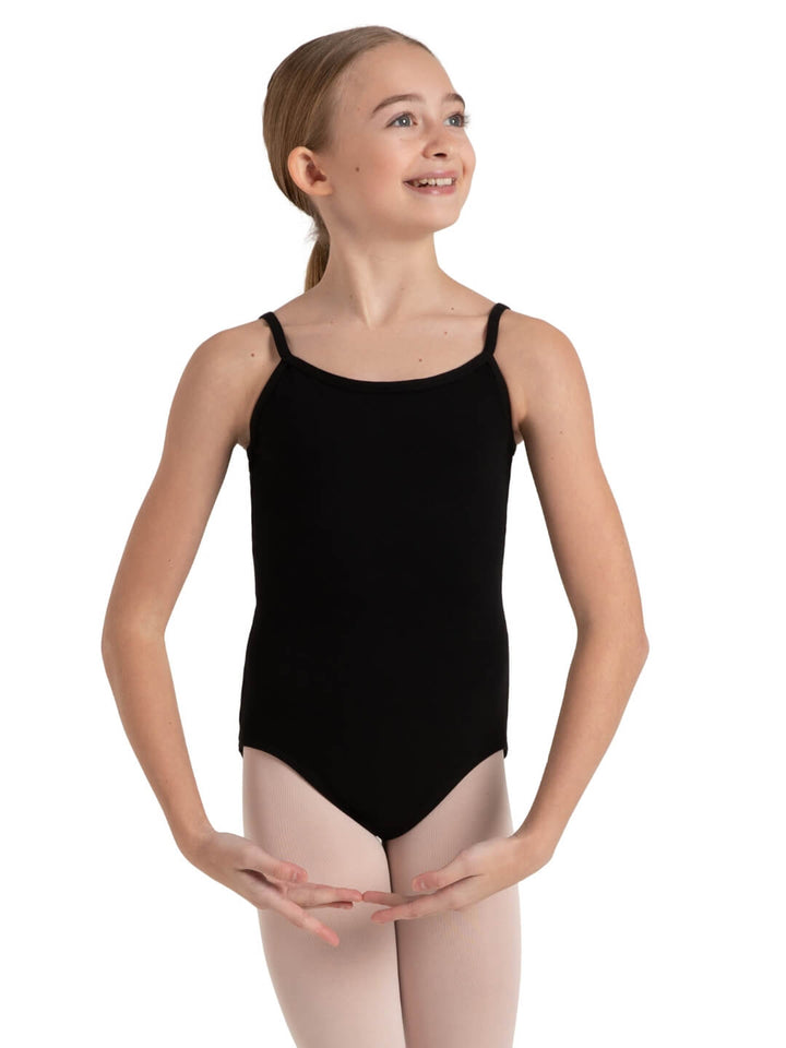 Camisole Leotard with Adjustable Straps - Girls