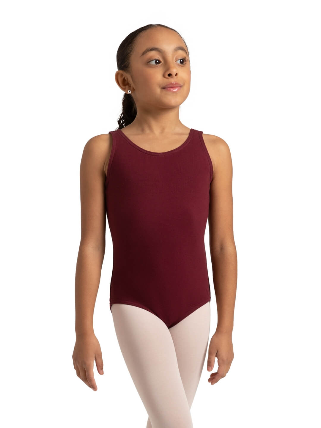 High-Neck Tank Leotard - Girls