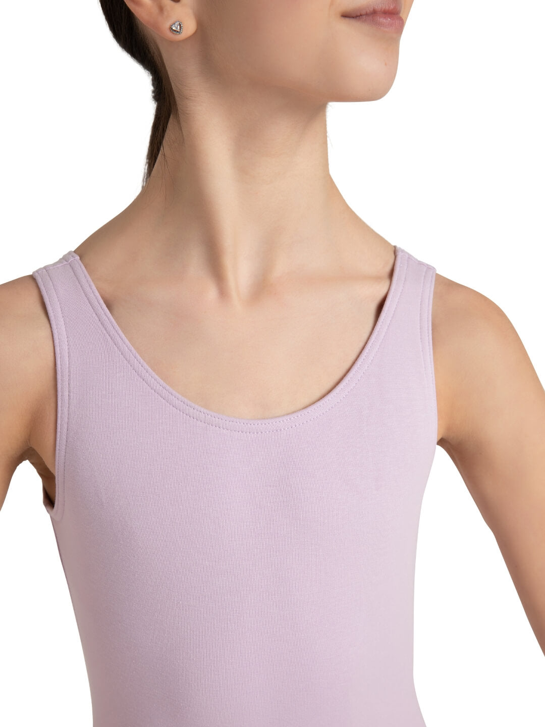 High-Neck Tank Leotard - Girls