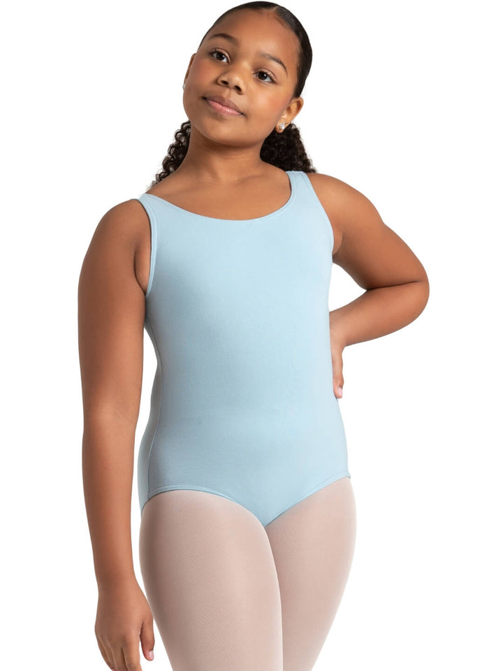 High-Neck Tank Leotard - Girls