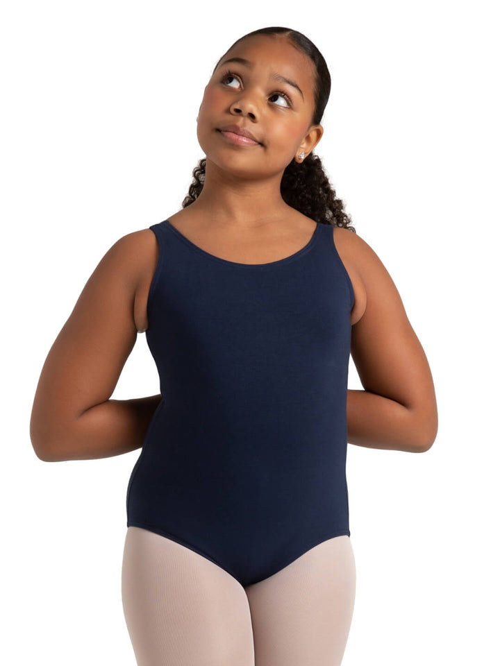 High-Neck Tank Leotard - Girls