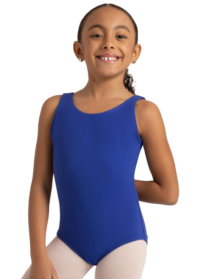 High-Neck Tank Leotard - Girls