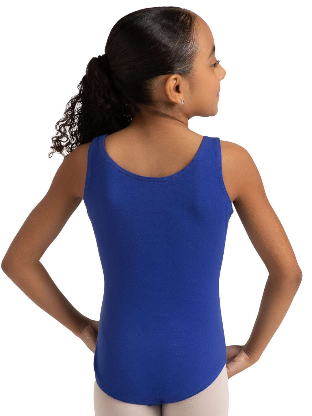 High-Neck Tank Leotard - Girls